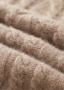 Camisola meio fecho em 100% Caxemira