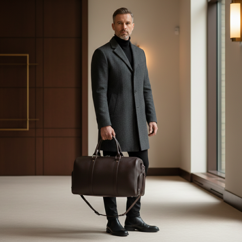 Mala de Viagem em Pele Premium