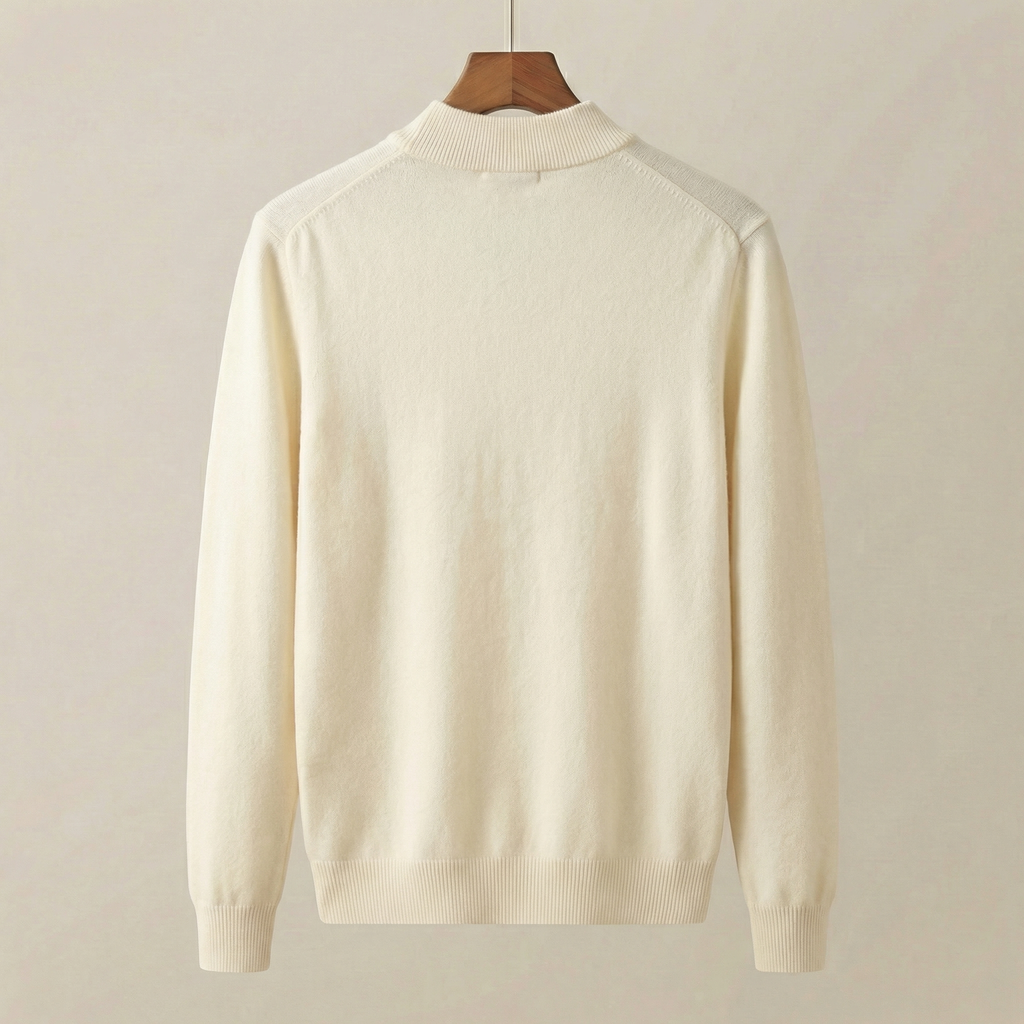 Gola Alta em Lã e Caxemira