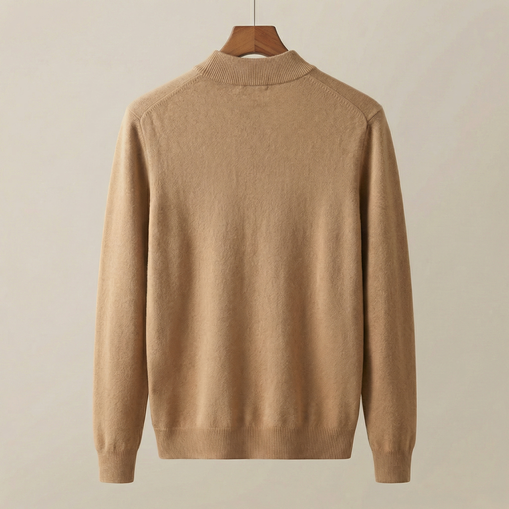 Gola Alta em Lã e Caxemira